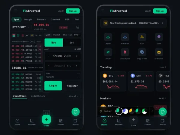 White label crypto exchange mobile apps — branded iOS and Android trading apps with spot, futures, and wallet access