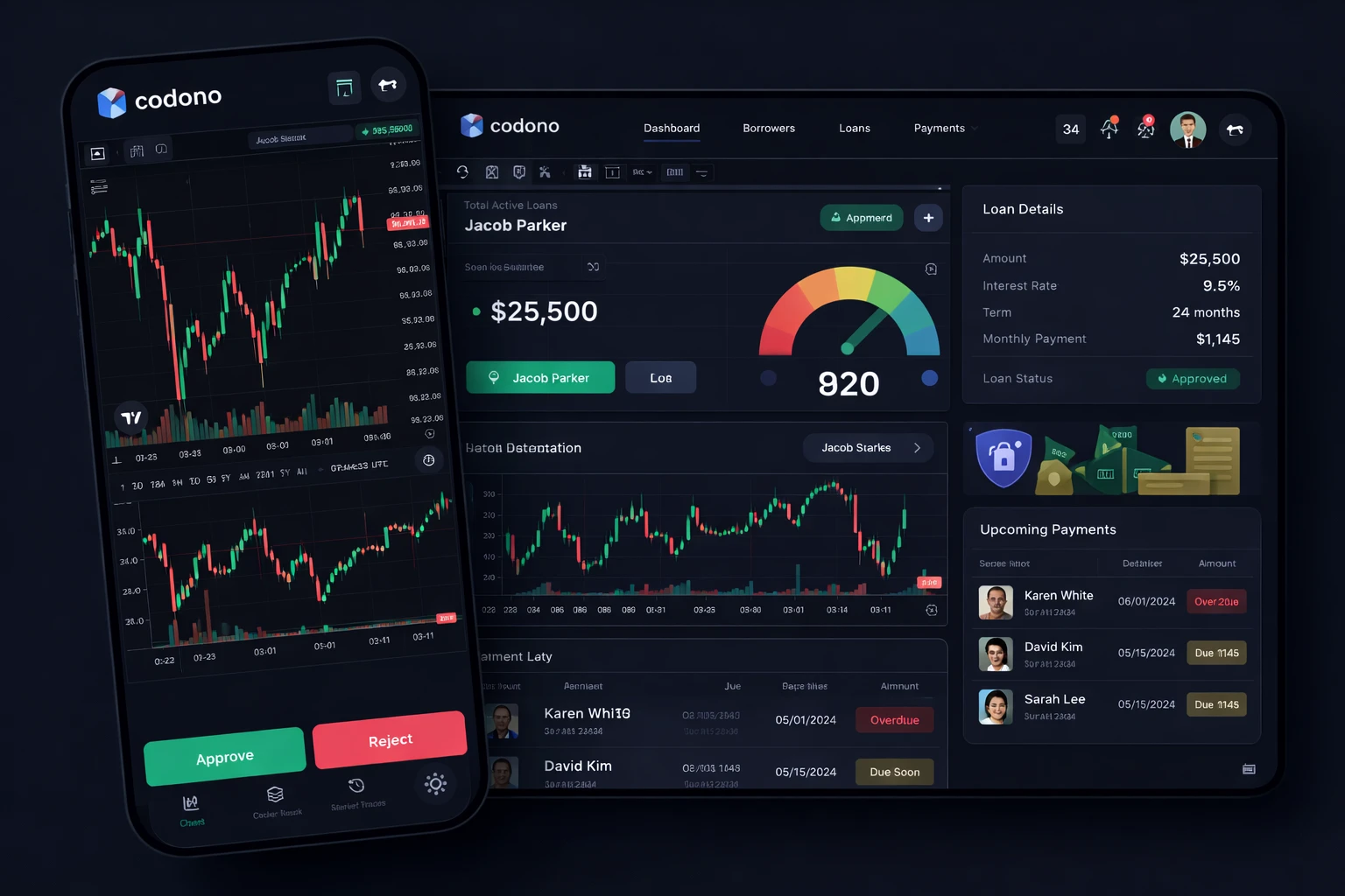 Crypto Lending Software - Collateral Management Dashboard